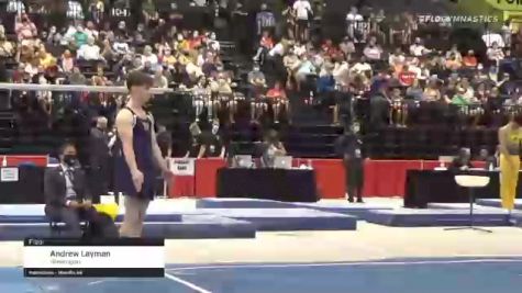 Andrew Layman - Floor, Washington - 2021 Men's Collegiate GymACT Championships