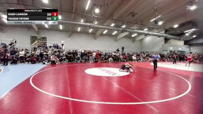 106 lbs Cons. Round 2 - Kash Lawson, Castle View vs Teague Fetzer, Platte Valley