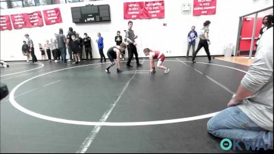 80 lbs 3rd Place - Brueck Larkin, ARDMORE TAKEDOWN CLUB vs Kaden Rayl, D3 Wrestling Cluib