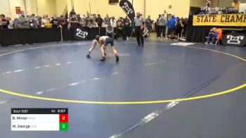 60 lbs Consolation - Brennen Minier, Wyalusing vs Marcus George, Hickory