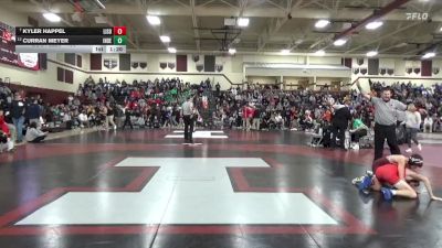 106 lbs Cons. Round 3 - Curran Meyer, Independence vs Kyler Happel, Lisbon