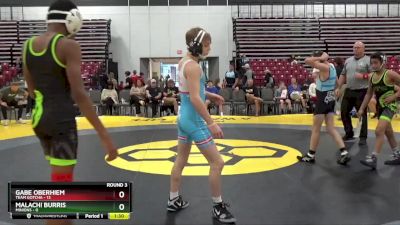 105 lbs Round 3 (8 Team) - Gabe Oberhiem, Team Gotcha vs Malachi Burris, Minions