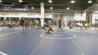 85 lbs 5th Place - Beckett Moyer, IA vs Sam Smith, IA