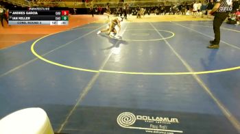 113 lbs Cons. Round 3 - Ian Keller, East Ascension vs Andres Garcia, Cardinal Gibbons