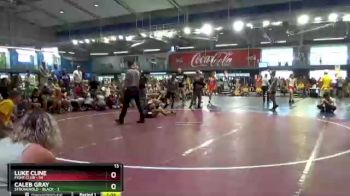 108 lbs Quarters & 1st Wb (16 Team) - Luke Cline, Fight Club vs Caleb Gray, Stronghold - Black