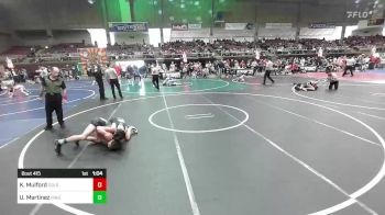 109 lbs Semifinal - Kadin Mulford, Colorado Outlaws vs Uriah Martinez, Free Agent