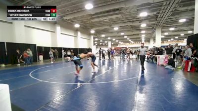 175 lbs Champ. Round 2 - Kyler Swensen, Utah vs Derek Herrera, Utah