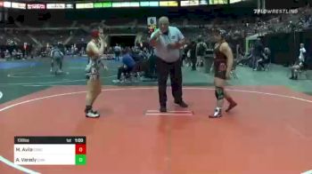 130 lbs Consolation - Maci Avila, Corona vs Abigail Varady, Chain Wrestling