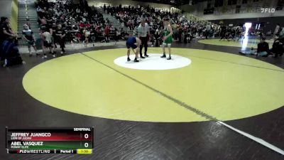 106 lbs Semifinal - Jeffrey Juangco, Lion Of Judah vs Abel Vasquez, Poway Elite
