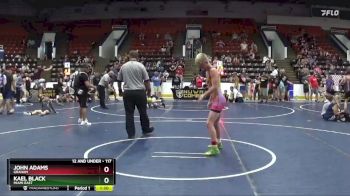 117 lbs Round 2 - John Adams, Graham vs Kael Black, Miami East