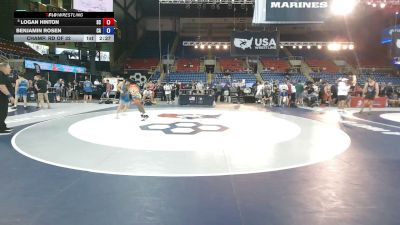175 lbs Champ. Rd Of 32 - Logan Hinton, South Carolina vs Benjamin Rosen, California