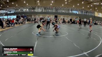 84 lbs Round 3 (6 Team) - Khalil Coleman, Jaguar Warriors vs Marshall Cisar, Irontide