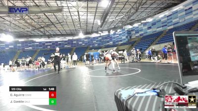 126-C lbs Rr Rnd 1 - Gabriel Aguirre, Cowboy Wrestling Club vs Jeffery Conklin, Salem Elite Mat Club