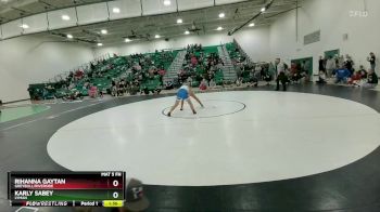 130 lbs Semifinal - Karly Sabey, Lyman vs Rihanna Gaytan, Greybull/Riverside