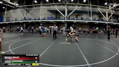 76 lbs Finals (2 Team) - Logan Caravaggio, Doughboy vs Seamus Healey, Yale Street