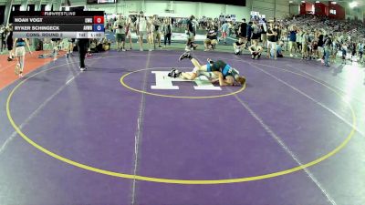126 lbs Cons. Round 2 - Noah Vogt, Clarkston Wrestling Club vs Ryker Schingeck, Aviators Wrestling