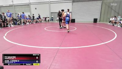 157 lbs 2nd Wrestleback (8 Team) - Ty Saulter, Minnesota Red vs Karl Ludwig II, Virginia Blue