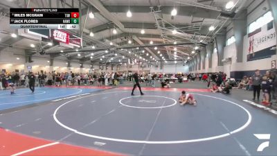 75 lbs Quarterfinal - Jack Flores, Katy Area Wrestling Club vs Miles McGrain, Texas Select Wrestling