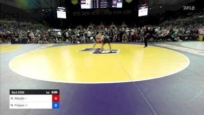 120 lbs Rnd Of 32 - Noah Woods, IL vs Nikos Filipos, PA