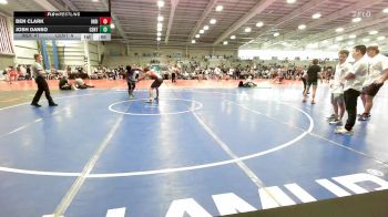 182 lbs Rr Rnd 2 - Ben Clark, Indiana Outlaws White vs Josh Danso, CentralMD Blue