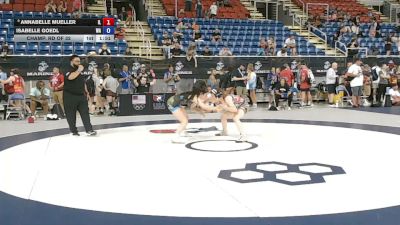 110 lbs Champ. Rd Of 32 - Annabelle Mueller, Illinois vs Isabelle Goedl, Washington