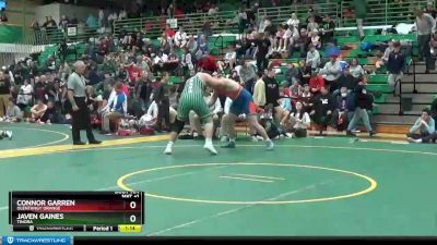 285 lbs Quarterfinal - Connor Garren, OLENTANGY ORANGE vs Javen Gaines, TINORA