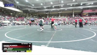 120 lbs Quarterfinal - Kinzer McAninch, Hutchinson vs Abel Doyle, Iron Grapplers