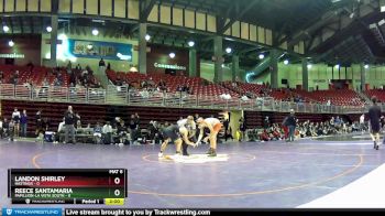 144 lbs Semis (4 Team) - Landon Shirley, Hastings vs Reece Santamaria, Papillion-La Vista South