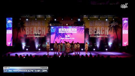 L4 - Rec Performance Elite - 11-18Y - (AFF) [2026 Day 2 Fierce] 2026 ACDA Reach the Beach Rec Nationals