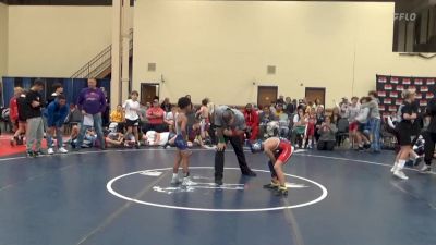 60 lbs Rr Rnd 6 - Kai Harris, All American K-8 vs Javon Smith, CRWC K-8