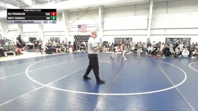 110 lbs Semis (4 Team) - Rett Huerta, Sanderson Wrestling Academy vs Eli Franklin, Santas Misfits