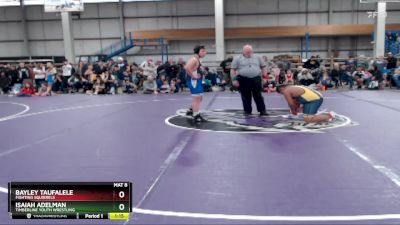 145+ Round 1 - Isaiah Adelman, Timberline Youth Wrestling vs Bayley Taufalele, Fighting Squirrels