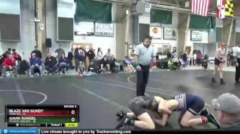 115 lbs Round 3 (4 Team) - Gavin Rangel, Dynasty Bad Boy vs Blaze Van Gundy, Team 922