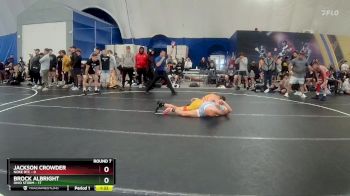 126 lbs Round 7 (8 Team) - Brock Albright, Ohio Storm vs Jackson Crowder, Noke RTC