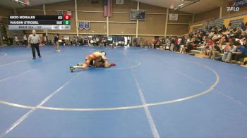 157 lbs Semifinal - Vaughn Strobel, Unattached vs Enzo Morales, Arizona Christian University