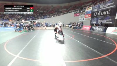 2A/1A Boys 106 Quarterfinal - Jasper Watson, Clatskanie Boys vs Forrest Yarbrough, Mohawk Boys