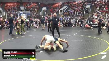 114 lbs Cons. Round 5 - Daniel Gemmel, Huron WC vs Kieran Beach, Gaylord WC