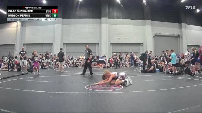 101 lbs Round 2 (4 Team) - Hudson Pefinis, West Forsyth Wrestling Club vs Isaac Showalter, Backyard Brawlers Gold