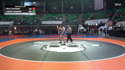 1-5A 120 Champ. Round 1 - Riley Stephens, Lincoln vs Ainsely Rinehart, Arab