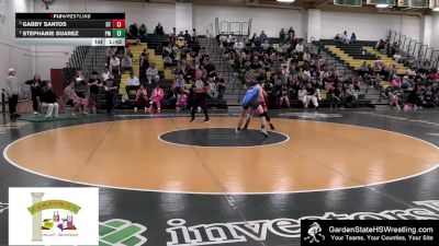 Girls-152 lbs Semifinal - Gabby Santos, Clarke`s Dream Team vs Stephanie Suarez, Kierra`s Pain Masters