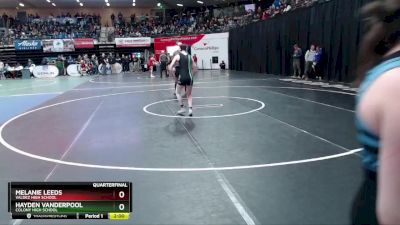 114G Quarterfinal - Melanie Leeds, Valdez High School vs Hayden Vanderpool, Colony High School