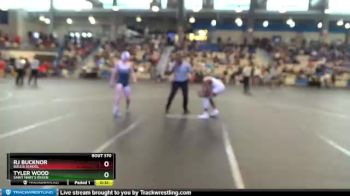 120 lbs Cons. Semi - RJ Bucknor, Bullis School vs Tyler Wood, Saint Mary`s Ryken