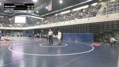 160 lbs Round Of 16 - Brian Albert, Milroy vs Tyler King, Middle Township