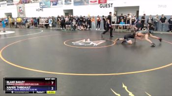 138 lbs Cons. Round 3 - Xavier Thibeault, Juneau Youth Wrestling Club Inc. vs Blake Bailey, Cordova Pounders Wrestling Club