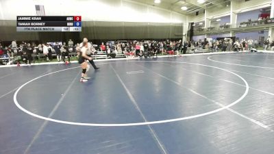 145 lbs 7th Place Match - Jammie Krah, Ankeny Girls Wrestling Club vs Taniah Borney, Minnesota