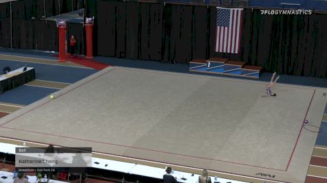 Katherine Cheng - Ball - 2021 Rhythmic Elite Qualifier