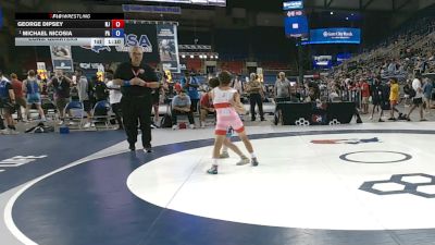 94 lbs Cons. Quarters - George Dipsey, New Jersey vs Michael Nicosia, Pennsylvania