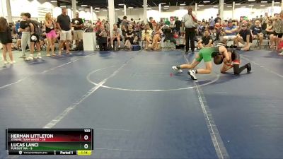 100 lbs Round 4 (6 Team) - Lucas Lanci, Pursuit WA vs Herman Littleton, Xtreme Team White