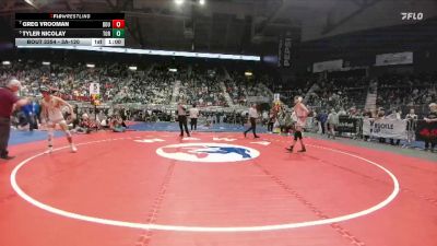 3A-120 lbs 5th Place Match - Greg Vrooman, Douglas vs Tyler Nicolay, Torrington