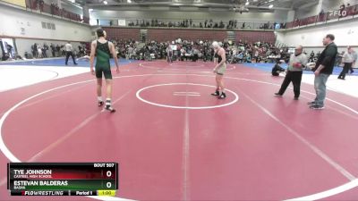 126 lbs Cons. Round 3 - Tye Johnson, Casteel High School vs Estevan Balderas, Basha